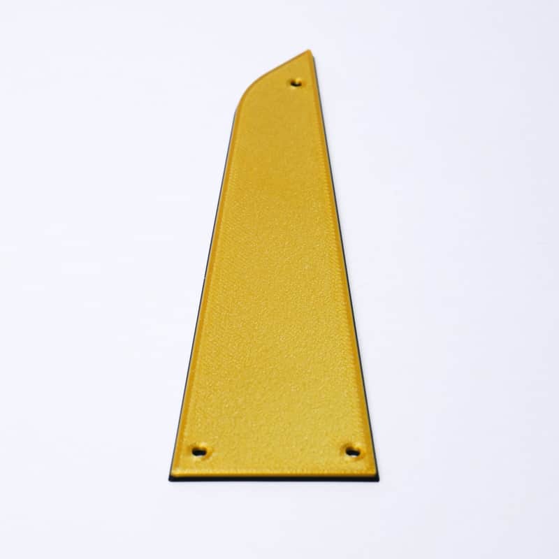 Custom Rickenbacker Truss Rod Cover - Gold & Black image 1