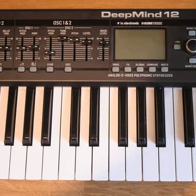Behringer DeepMind 12 49-Key 12-Voice Polyphonic Analog Synth 2016 - Present - Black image 3