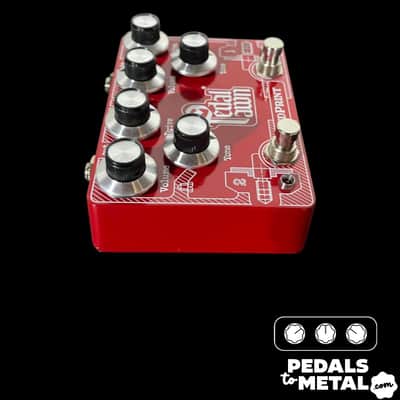 Pedal Pawn - Red Print Dual Overdrive Pedal - Red X14944 image 5