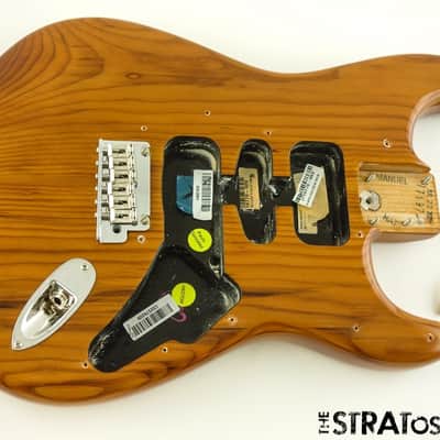 Fender American Professional II Stratocaster BODY w/ HARDWARE Strat Roasted Pine image 1