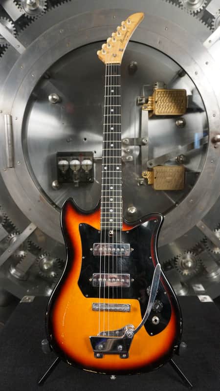 Harmony 2P90 w/ Whammy 70s - Sunburst Electric Guitar w/ Gig Bag image 1