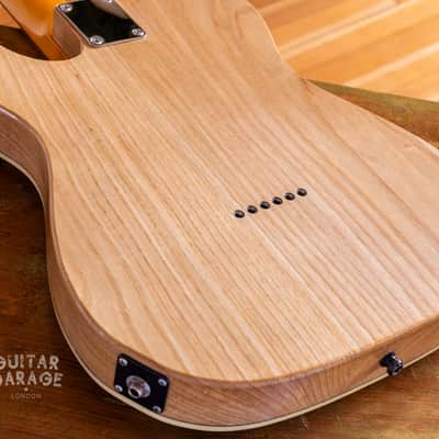 Fender Japan Telecaster neck on a custom Thinline Wenge top ash body with binding - 3 kg - handwound pickups - 4-way wiring image 8