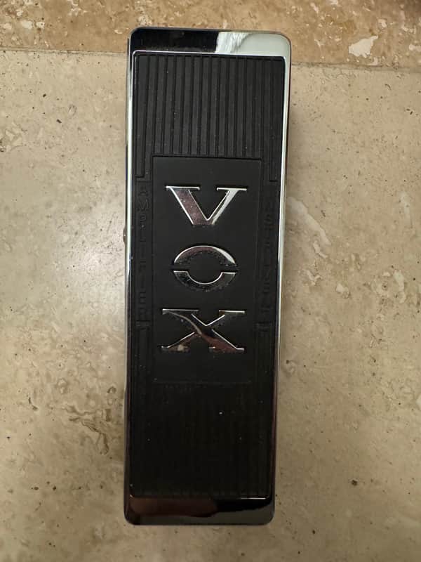 Vox V847A Wah-Wah Style 1960s Reissue Pedal Black / Chrome image 1