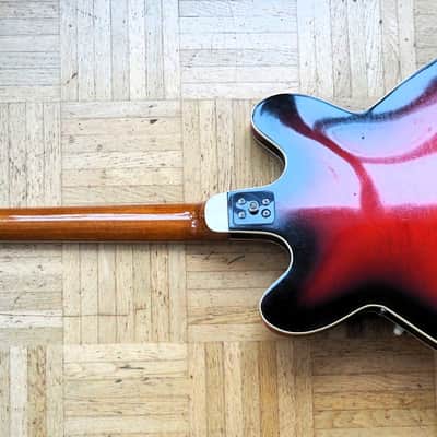 VIDEO! 1965 Framus 5/114-54 Fret Jet Thinline - pro setup/Player ready image 8