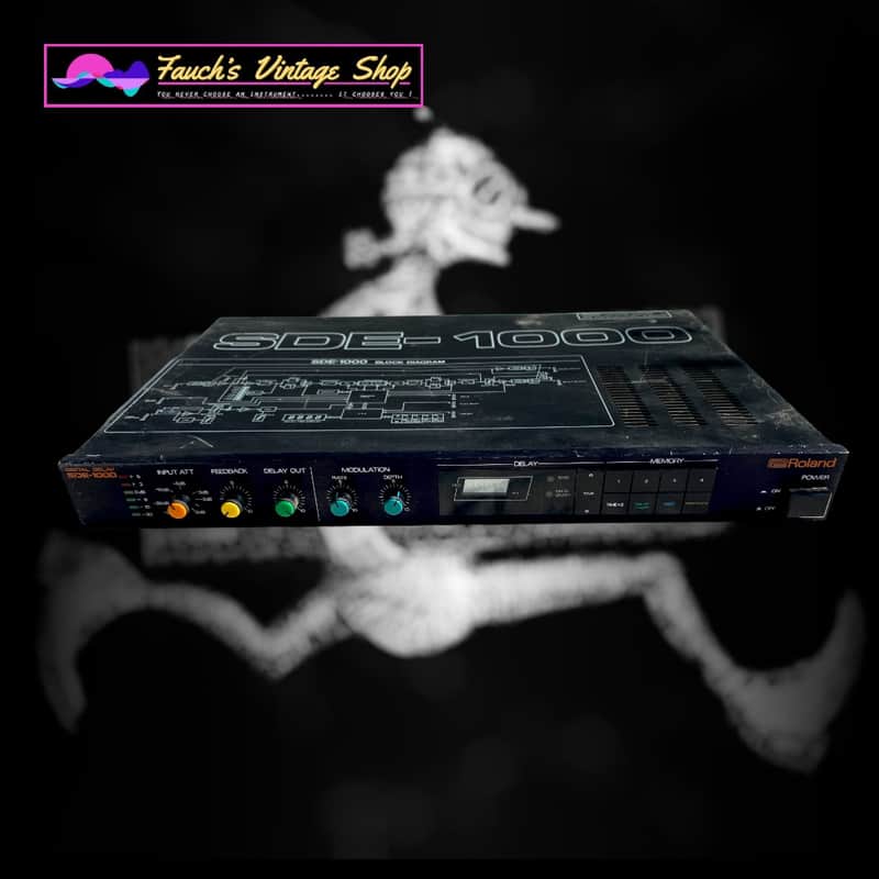Roland SDE-1000 Digital Delay PRO SERVICED/WARRANTY ! image 1