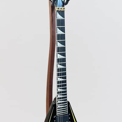Jackson MJ Series Rhoads RR24MG Electric Guitar 2024 - Black with Yellow Pinstripes image 5