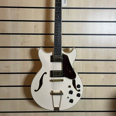 Ibanez AMH90-IV Ivory Expressionist Electric Guitar Made in Indonesia image 1
