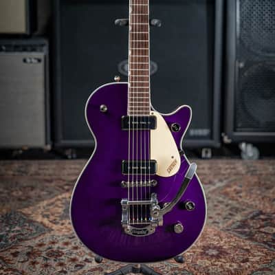 Gretsch G5210T-P90 Electromatic Jet Two 90 Single-Cut with Bigsby Electric Guitar - Amethyst - Demo image 3