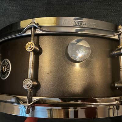 Gretsch GAS5514-ST Brooklyn Standard 5.5x14" 8-Lug Snare Drum 2020 - Present - Satin Black Metallic image 8