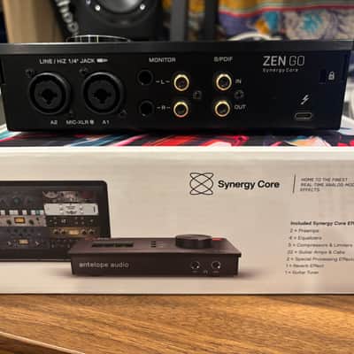 Antelope Zen Go Synergy Core Thunderbolt Audio Interface 2021 - Present - Black image 3