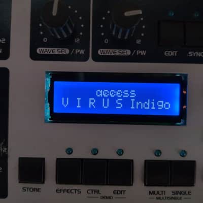 Access Virus Indigo 37-Key Digital Synthesizer 2001 - Silver & Blue image 24