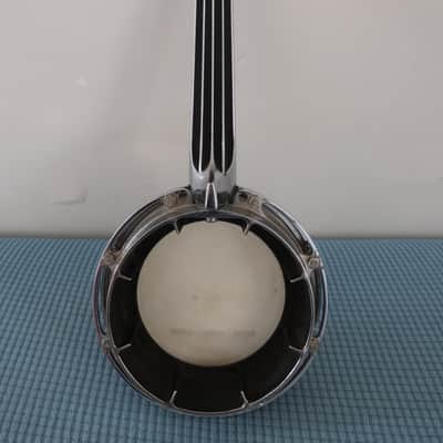Vintage 1950s Dixie Ludwig Banjo-Lele Banjo Ukulele Very Rare All Metal Chrome Patent Pending Made In USA Banjolele image 13
