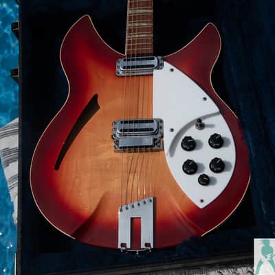 1989 Rickenbacker 360/12 - Fireglo - Set Up as a 6 String - Perfect Frets/Action/Intonation image 14
