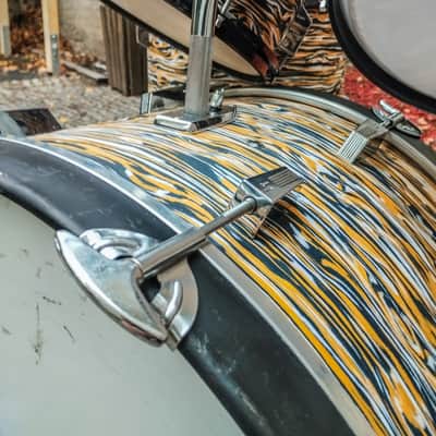 Restored Sonor Champion Vintage Drum Set 70s Pre Phonic - Vaneer image 12