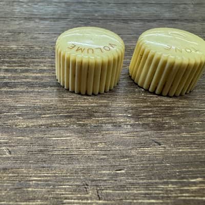 Harmony Cupcake Volume & Tone Knobs 60s rocket Stratotone image 7