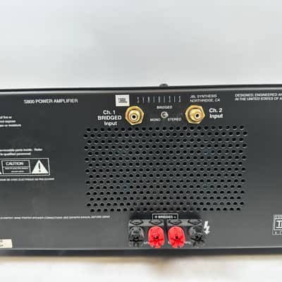 JBL Synthesis S800 - 2-Channel Power Amplifier - US Made image 7