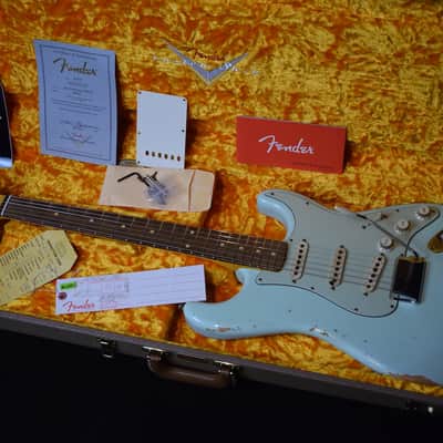 Fender Stratocaster Custom Shop Relic 2017 - sonic blue image 16