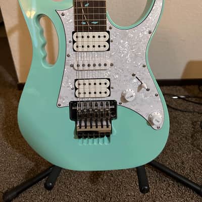 Ibanez JEM70V-SFG Steve Vai Signature with Panga Panga Fretboard 2018 - Sea Foam Green image 2