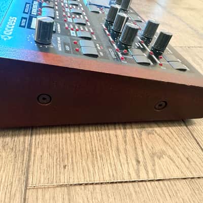 Access Virus TI (1st gen) Desktop Digital Synthesizer 2005 - Black w/ Walnut Side Plates image 7