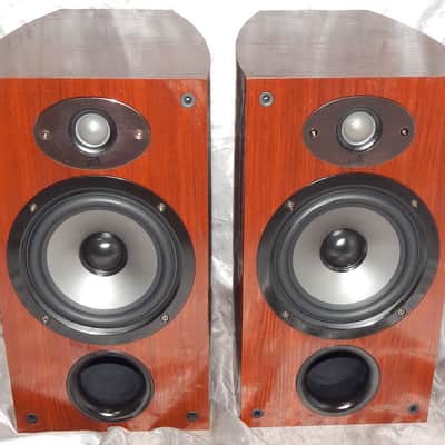 Polk TSx220B cherry home bookshelf speakers image 1