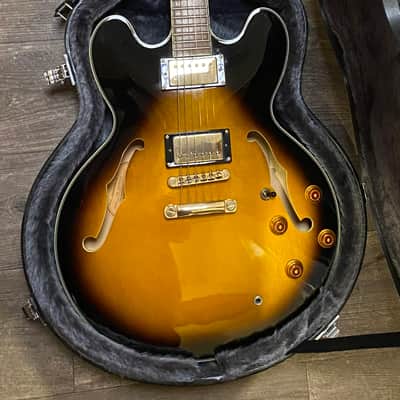 Epiphone Sheraton II - Sunburst  Locking Tuners & Hardshell case image 21
