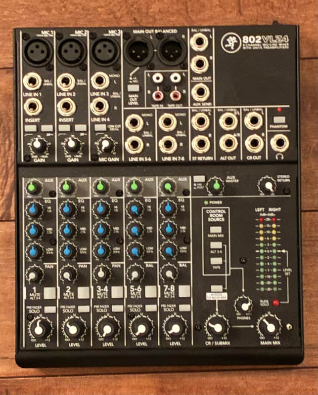 Mackie 802VLZ4 Mixer (Onyx preamp, 8 channels) image 1