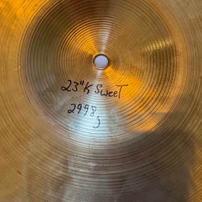 Zildjian sound lab prototype for K Sweet line, 2998g image 3