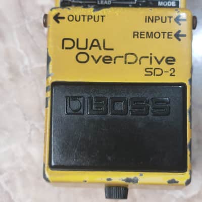 Boss SD-2 Dual OverDrive (Silver Label) 1993 - 1998 - Yellow image 4