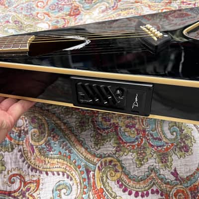 Dean VCO BLK Acoustic Electric Flying V Guitar image 5