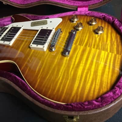 Gibson 2013 Les Paul 1959 Reissue Vic DaPra "Shadows of 59" Burst R9 image 1