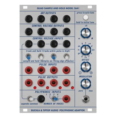 Tiptop Audio Buchla 264t Quad Sample and Hold / Polyphonic Adapter image 1