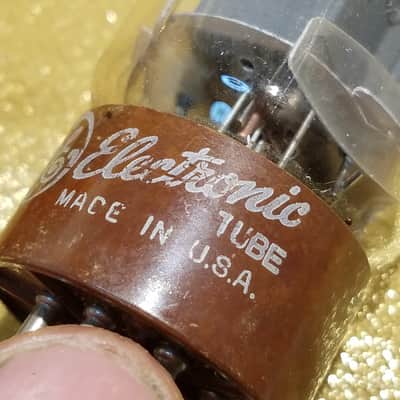 Perfect match Tung-Sol Pair (2) 5881 tNOS AT1000 TESTED Vacuum Tubes Brown Base 6L6WGB rugged 6L6 Beam Power Tetrode 1954-1963 image 12