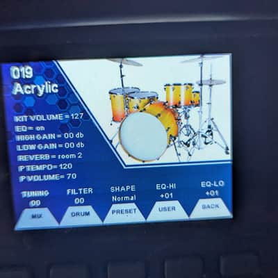 SIMMONS SD1250 Drum SOUND MODULE w/ Cable Harness; 'Bluetooth' capable image 8