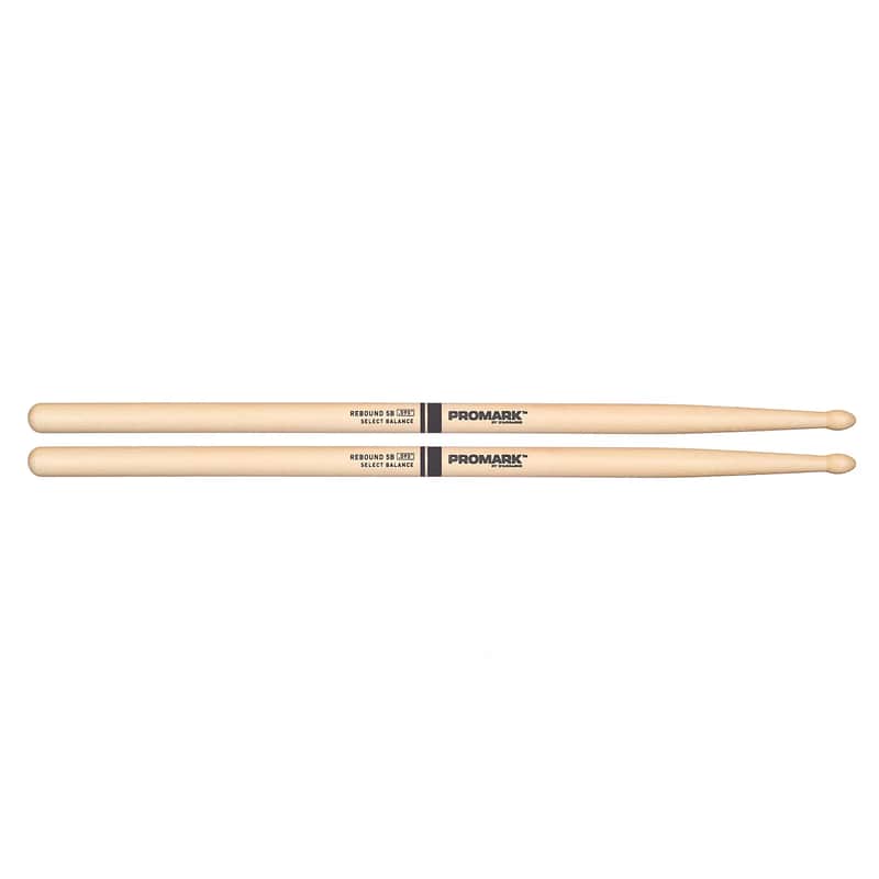 Pro-Mark RBH595AW Rebound 5B .595" Hickory Acorn Wood Tip Drum Sticks image 1