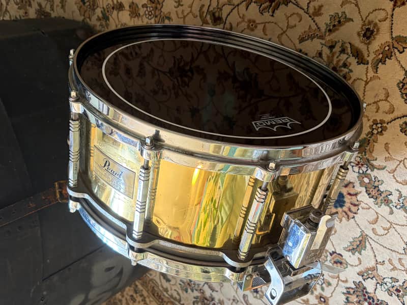 14” x 6.5” Pearl Free Floating Brass Snare [Japan] image 1