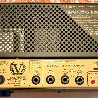 Victory Amps Sheriff 22 Compact Series 2-Channel 22-Watt Guitar Amp Head 2010s - Black/Gold image 2