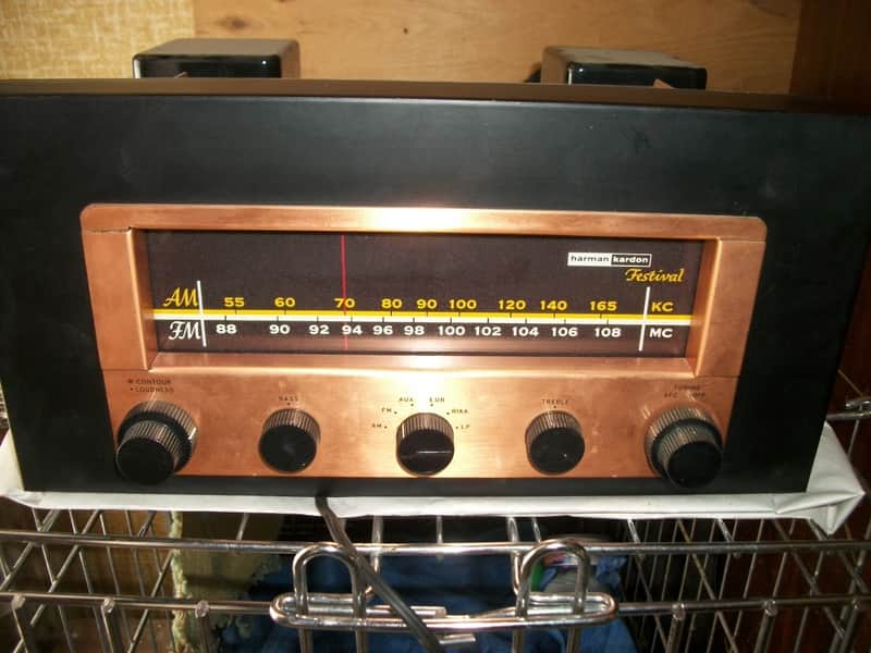 HARMAN KARDON FESTIVAL-1000 FIRST AM/FM RECEIVER built 1958 COPPER image 1