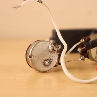 Vintage 1990's EMG P-Bass Pickups with Wiring Harness and Pots image 5