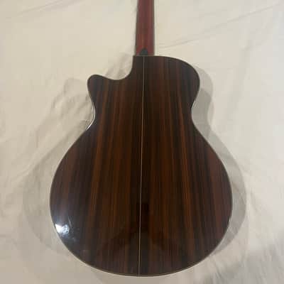 Stone bridge G 23 CR Cutaway 2012 - Cedar top, rosewood back & sides, Ebony, fright, board, and saddle image 10