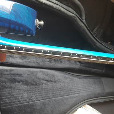 Kiesel Vader Multiscale 8 String Headless Guitar in Aquaburst image 4