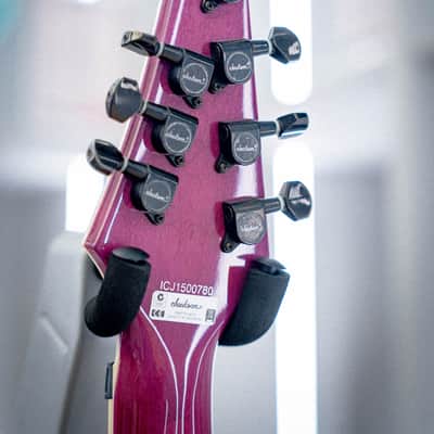 Jackson X Series SLATXSDQ 3-7 Soloist Transparent Purple image 8