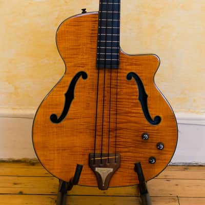 EPIPHONE ZENITH FRETLESS BASS, RARE AND BEAUTIFUL! semi-acoustic image 2