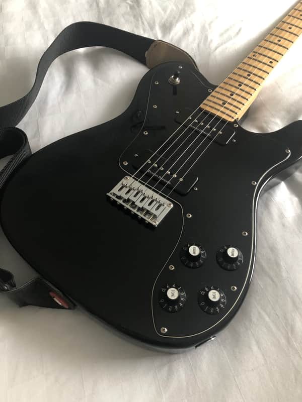 Squier Telecaster Custom P90 2007 Black | Reverb Sweden