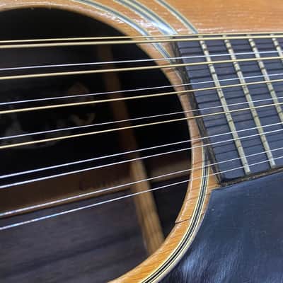 Guild G-312 12-String Acoustic Guitar 1975 - Natural image 10