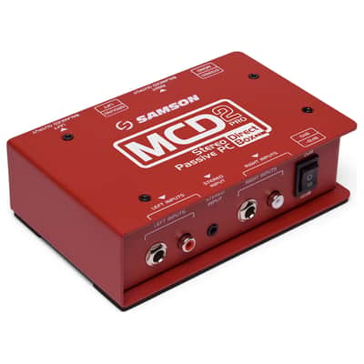 Samson MCD2 Pro S-Max Series Stereo Passive PC Direct Box