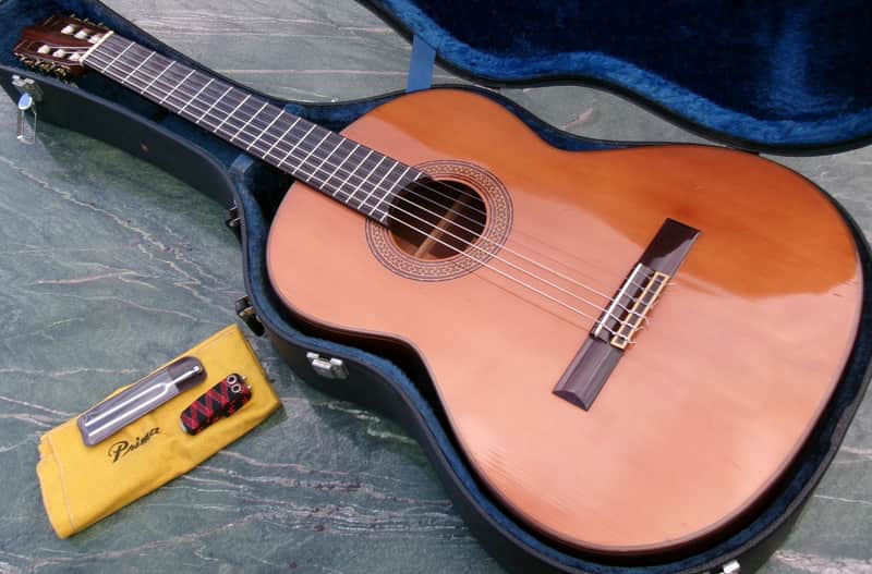1980 Kazuo Yairi YC-30 AMAZING RAMIREZ STYLE Classical Concert Guitar+Hard Case plus more extras image 1