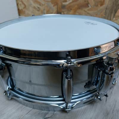 Gretsch GB4160 Brooklyn Chrome Over Brass 5x14" 8-Lug Snare Drum 2012 - Present - Chrome-Plated image 4