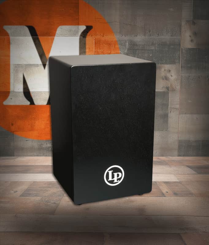 Latin Percussion LP Black Box II Cajon With Snares and Bass Port (LP1428NYII) image 1