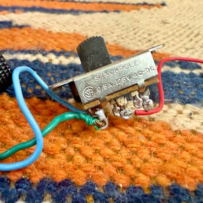 1963 Fender Jazzmaster Rhythm Circuit Harness  w/Pots, Wheels & Switch Pre CBS Vintage 1960's image 9
