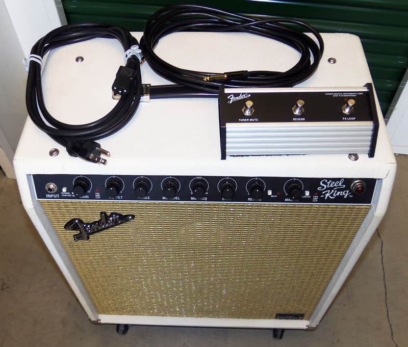 Fender Steel King 2004-2008 - White Tolex - VERY RARE image 1